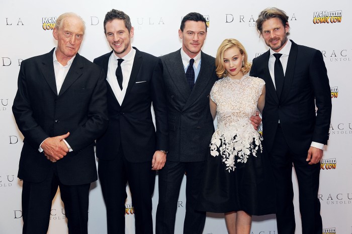 Charles Dance, director Gary Shore, Luke Evans, Sarah Gadon and Noah Huntley