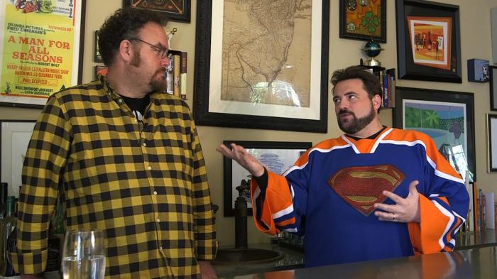 Jon Schnepp and Kevin Smith in The Death of Superman Lives, What Happened