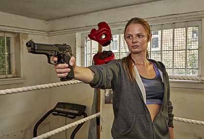 Maya Draws Her Gun in 'Cops and Monsters' - 18 July 2015